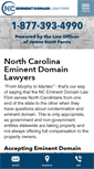 Mobile Screenshot of nc-eminent-domain.com